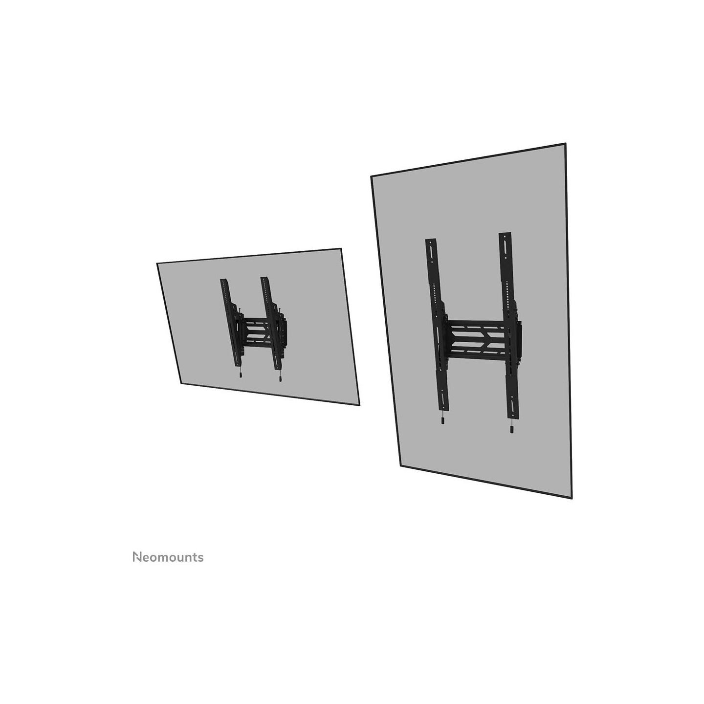 Neomounts Wall mount | WL35S-950BL19 | Tilt, Height adjustment, Width adjustment, Rotate | 55-115 " | Maximum weight (capacity) 