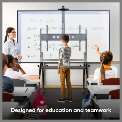 Onkron TV SET ACC MOBILE STAND/60-120" BLACK TS2080-B ONKRON