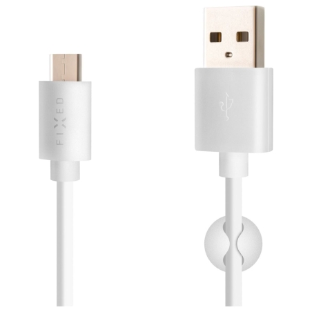 Fixed | Data And Charging Cable With USB/USB-C Connectors | White