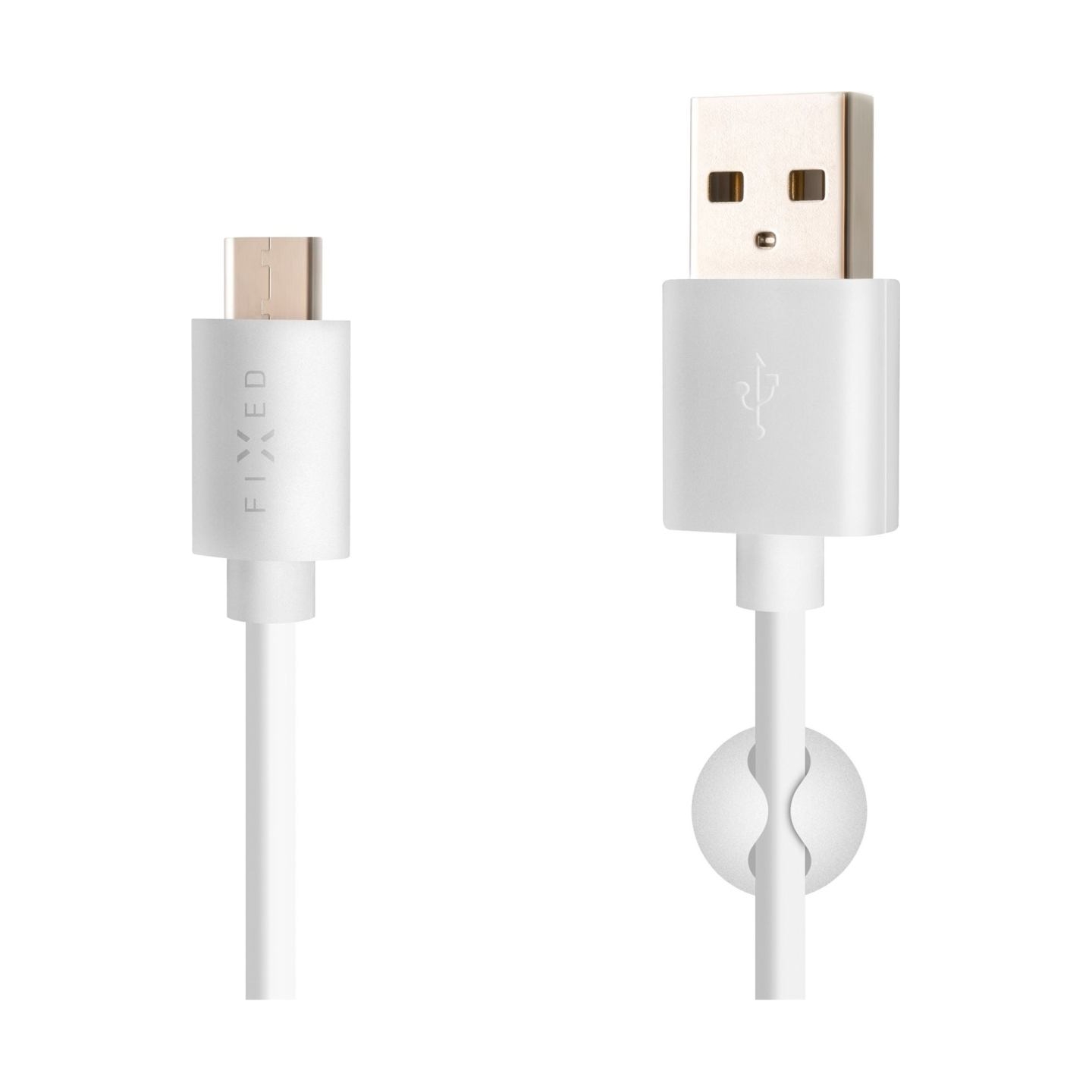 Fixed | Data And Charging Cable With USB/USB-C Connectors | White