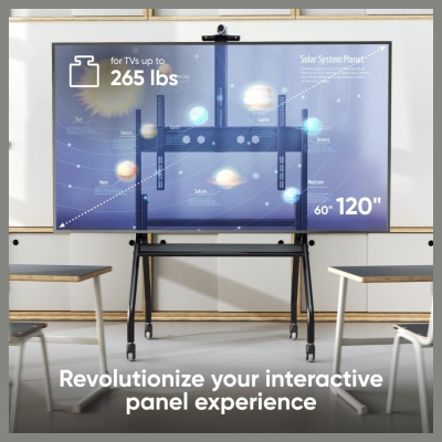 Onkron TV SET ACC MOBILE STAND/60-120" BLACK TS2080-B ONKRON