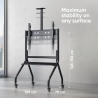 Onkron TV SET ACC MOBILE STAND/60-120" BLACK TS2080-B ONKRON