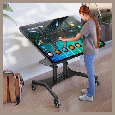 Onkron TV SET ACC MOBILE STAND/50-83"/BLACK TS1380-B ONKRON