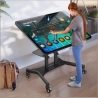 Onkron TV SET ACC MOBILE STAND/50-83"/BLACK TS1380-B ONKRON