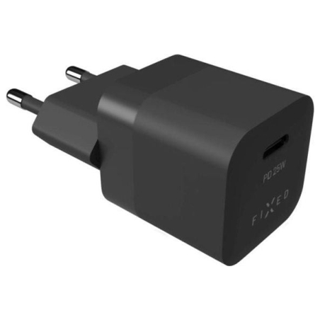 Fixed | Mini USB-C Travel Charger, 25W | FIXC25M-C-BK