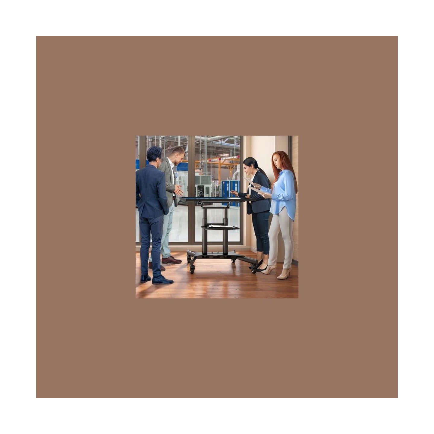 Onkron TV SET ACC MOBILE STAND/50-83"/BLACK TS1380-B ONKRON
