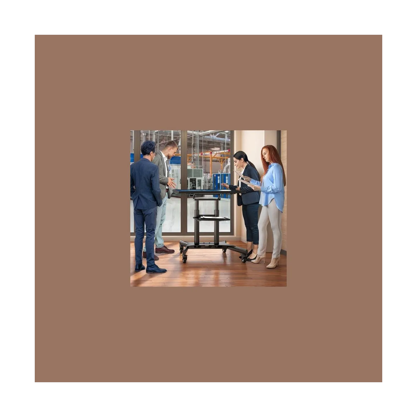 Onkron TV SET ACC MOBILE STAND/50-83"/BLACK TS1380-B ONKRON