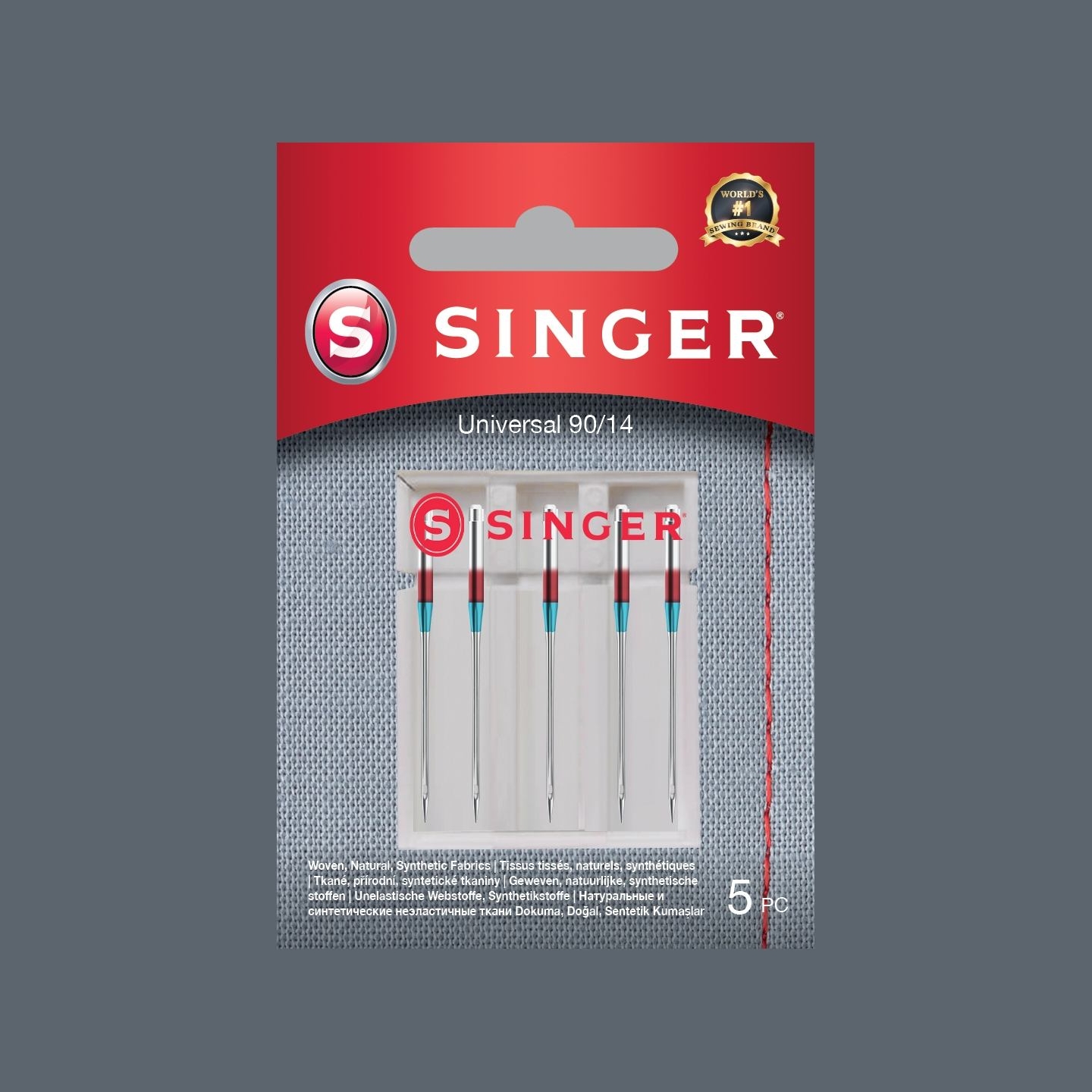 Singer | Universal Needle for Woven Fabrics 90/14 5PK