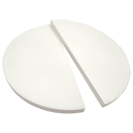 Tunabone | Half moon pizza stone for Kamado classic 26 inch grill