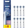 Oral-B | Replaceable toothbrush heads | EB60X-8 Sensitive Clean Pro | Heads | For adults | Number of brush heads included 8 | Wh
