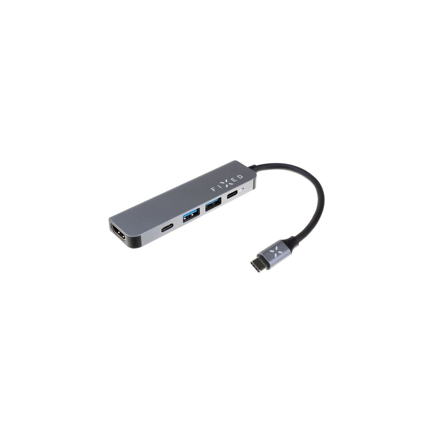 Fixed | 5-port USB-C HUB Mini for laptops and tablets | FIXHU-MN-GR