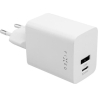 Fixed Mini USB-C/USB Travel Charger 45W | FIXC45M-CU-WH