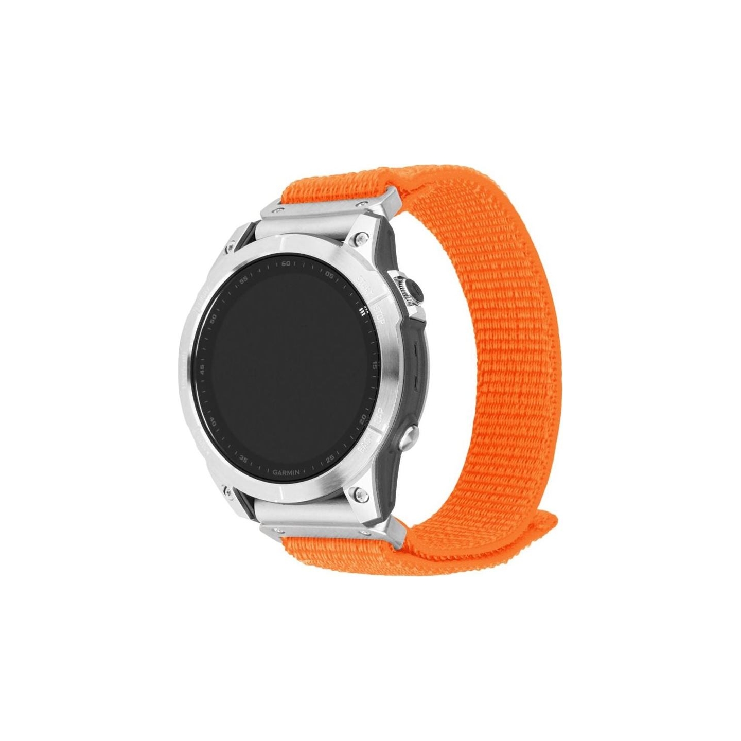 Fixed | Sporty Strap for Garmin QuickFit 26mm | 160-210 mm | Orange | Nylon