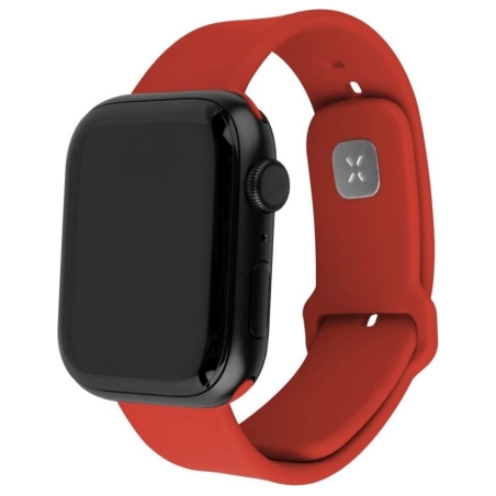 Fixed | Sporty Strap Set for Apple Watch 42/44/45 mm | 170-235 mm | Red | Silicone