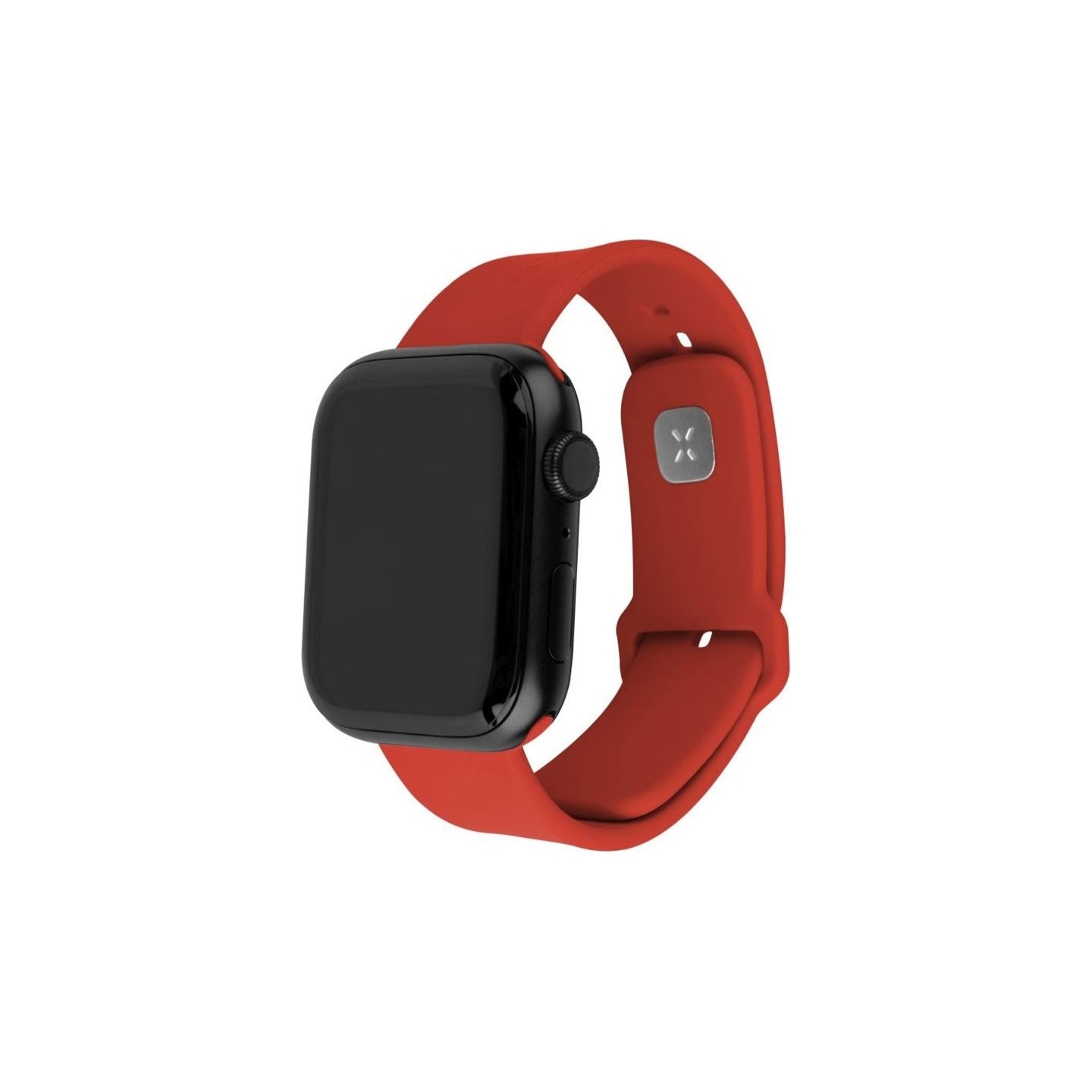 Fixed | Sporty Strap Set for Apple Watch 42/44/45 mm | 170-235 mm | Red | Silicone