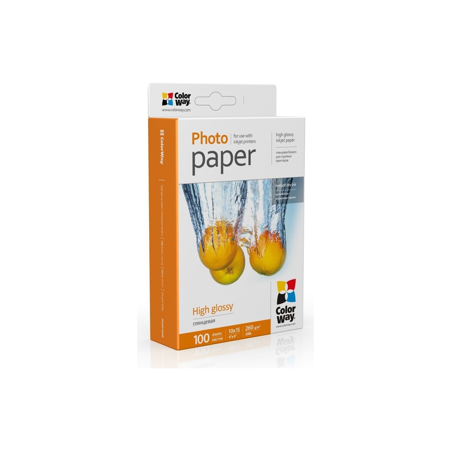 Colorway Photo Paper | PG2601004R | Glossy | White | 260 g/m² | 10 x 15 cm