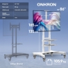 Onkron TV SET ACC MOBILE STAND/50-86"/WHITE TS1881-W ONKRON