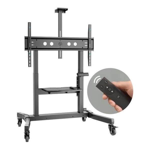 Onkron Motorized mobile stand for TV or interactive panels 50"-100", up to 130kg, black