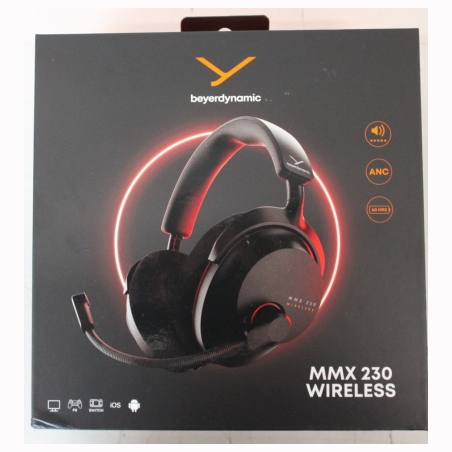 Beyerdynamic MMX 230 Black Bluetooth ANC Headphones, Wireless |  Headphones | MMX 230 | Bluetooth | Over-Ear | Microphone | Blac
