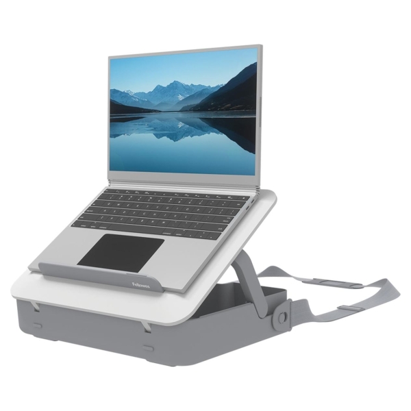 Fellowes | Breyta 2in1 Laptop Carry Case/Laptop Riser | White | 384 x 308 x 89 mm