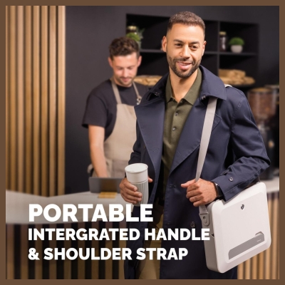 Fellowes | Breyta 2in1 Laptop Carry Case/Laptop Riser | White | 384 x 308 x 89 mm