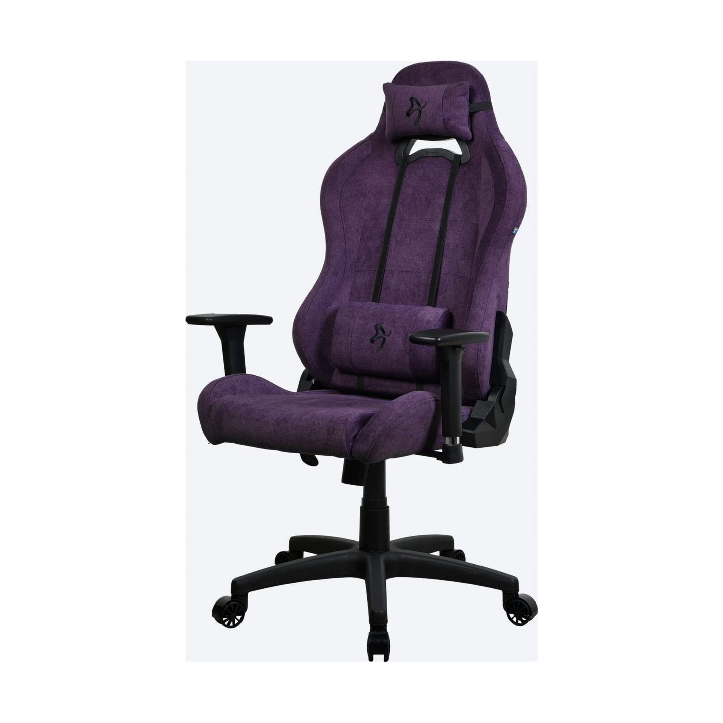 Arozzi Frame material: Metal; Wheel base: Aluminium; Upholstery: Soft fabric | Arozzi | Gaming Chair | Torretta | Purple