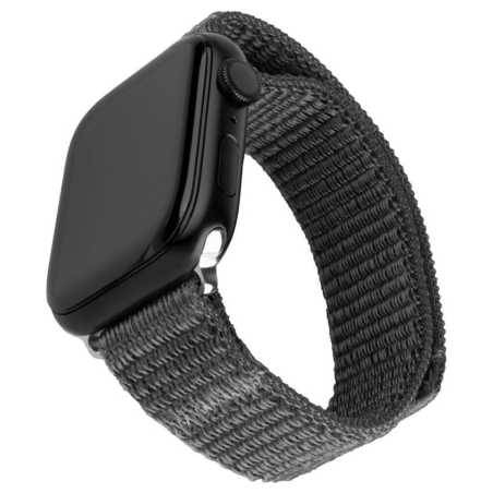 Fixed | Sporty Strap for Apple Watch 38/40/41mm | 160-210 mm | Dark gray | Nylon