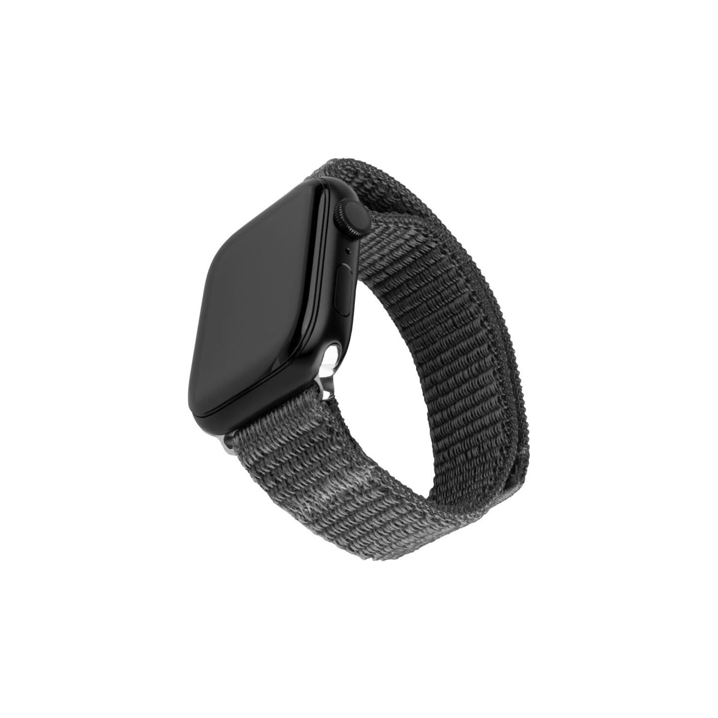 Fixed | Sporty Strap for Apple Watch 38/40/41mm | 160-210 mm | Dark gray | Nylon