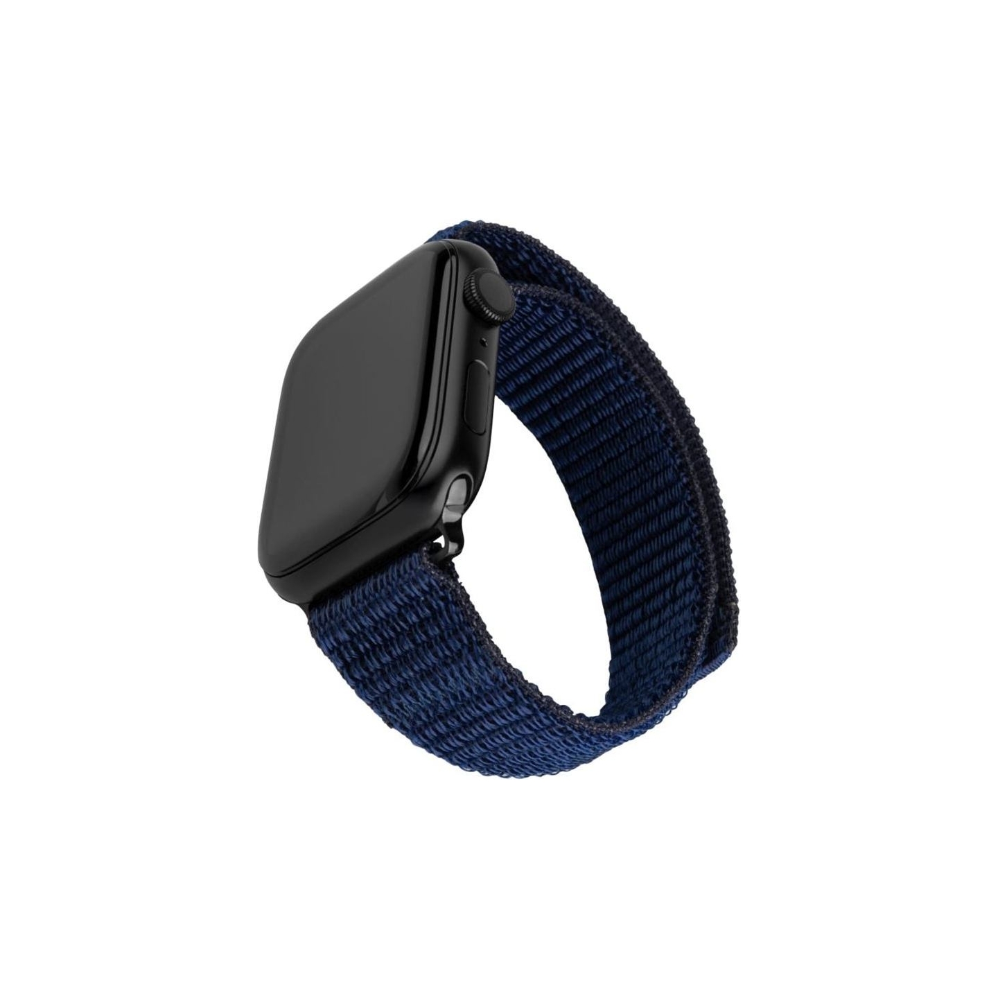 Fixed | Sporty Strap for Apple Watch 42/44/45mm | 160-210 mm | Dark blue | Nylon