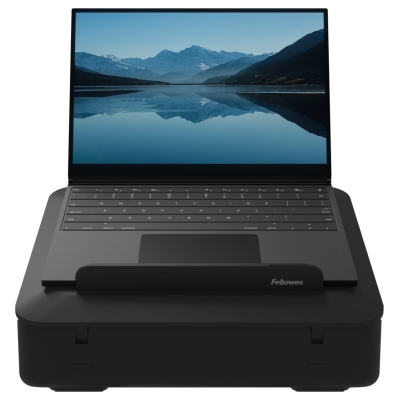 Fellowes | Breyta 2in1 Laptop Carry Case/Laptop Riser | Black | 384 x 308 x 89 mm