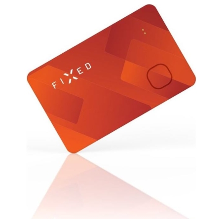 Fixed Tag Card with Find My support, orange | Fixed