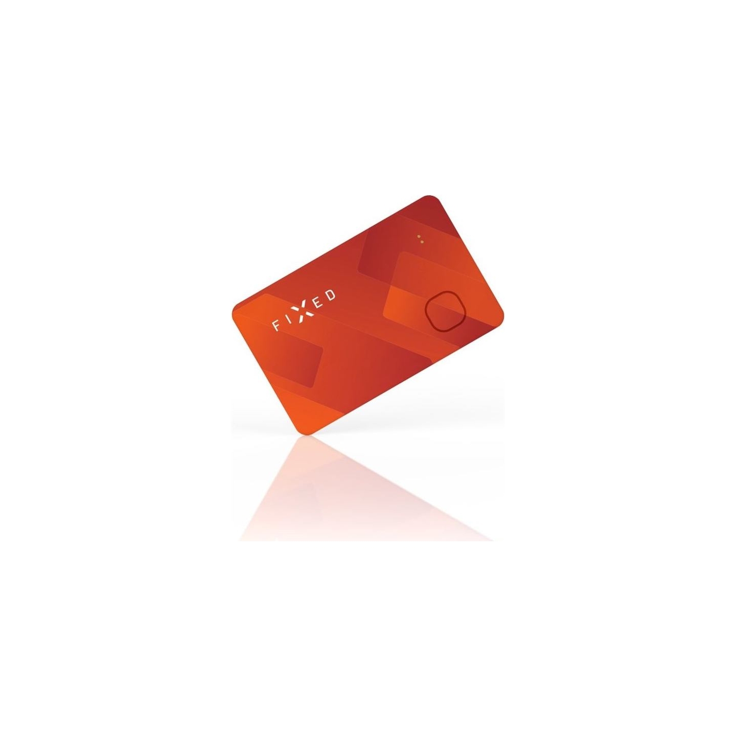 Fixed Tag Card with Find My support, orange | Fixed
