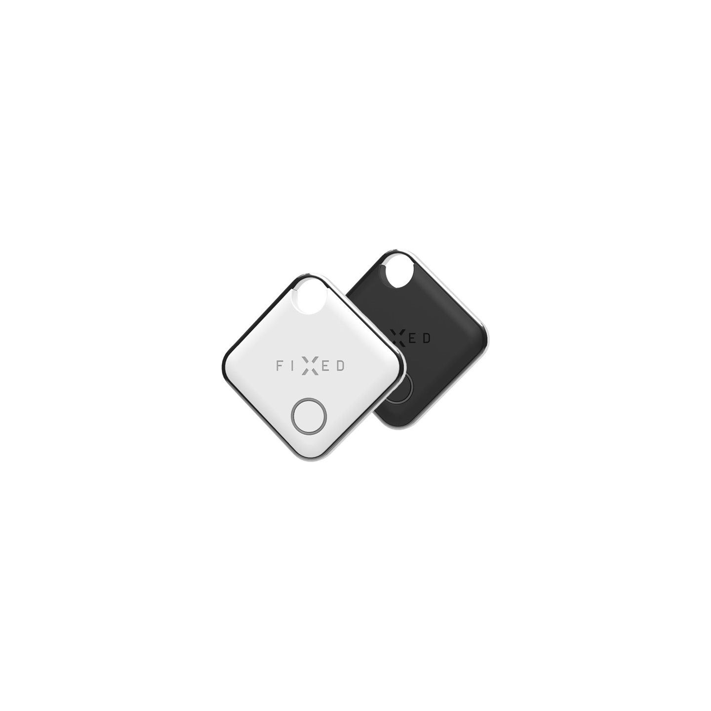 Fixed Tag with Find My support, Duo Pack - black + white | Fixed
