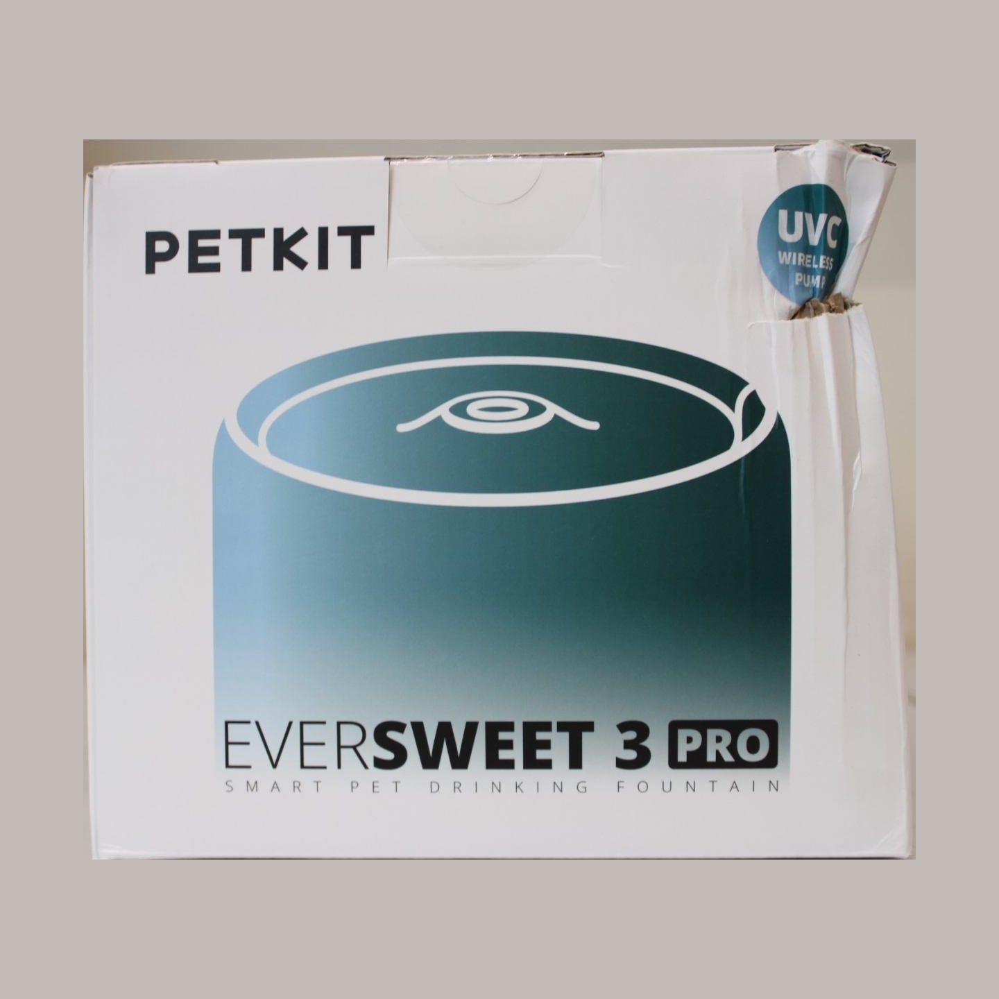 Petkit Eversweet 3 Pro Drinking Fountain, UVC Wireless Pump, White | PETKIT | Smart Pet Drinking Fountain | Eversweet 3 Pro  (UV