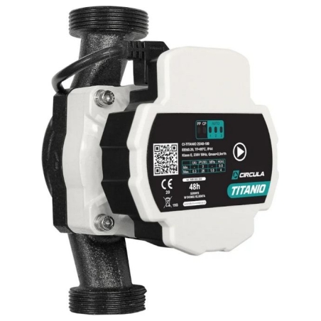 Circula Water Pump Titanio 25/80 130mm