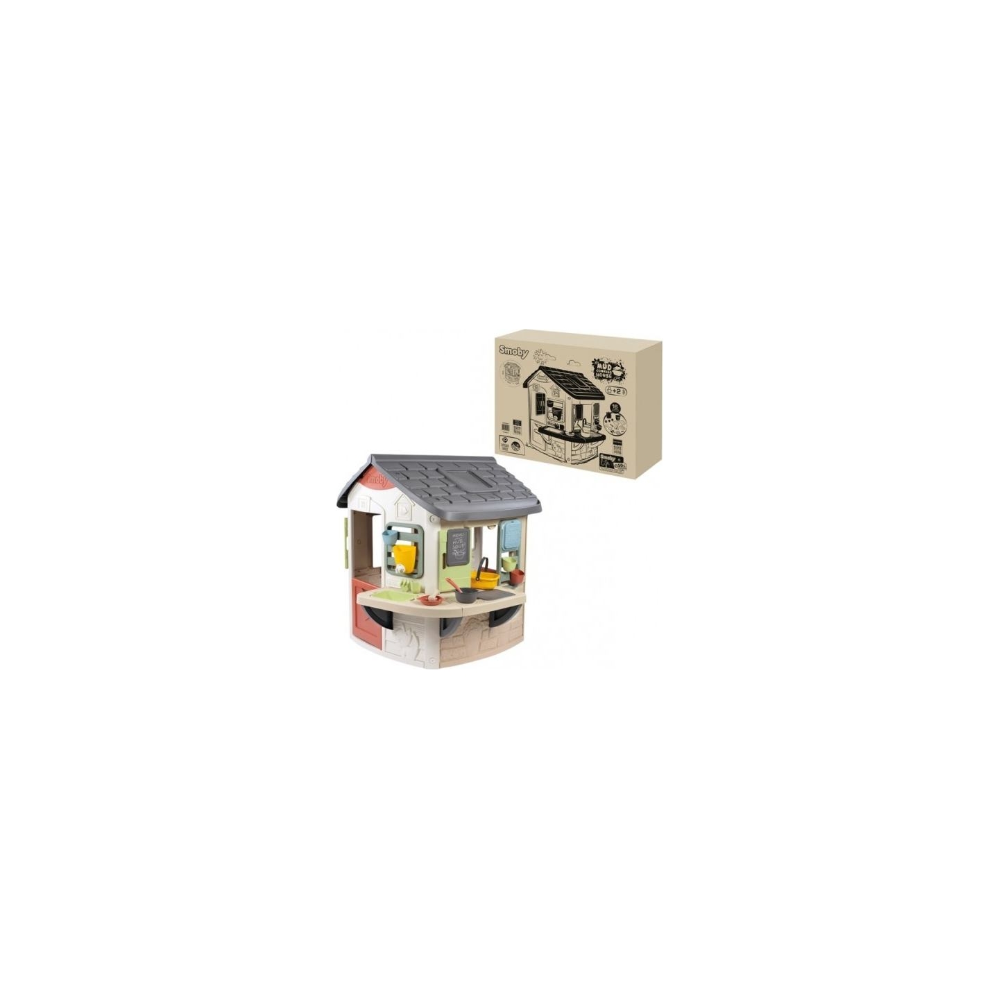 Smoby Kids garden house with mud kitchen
