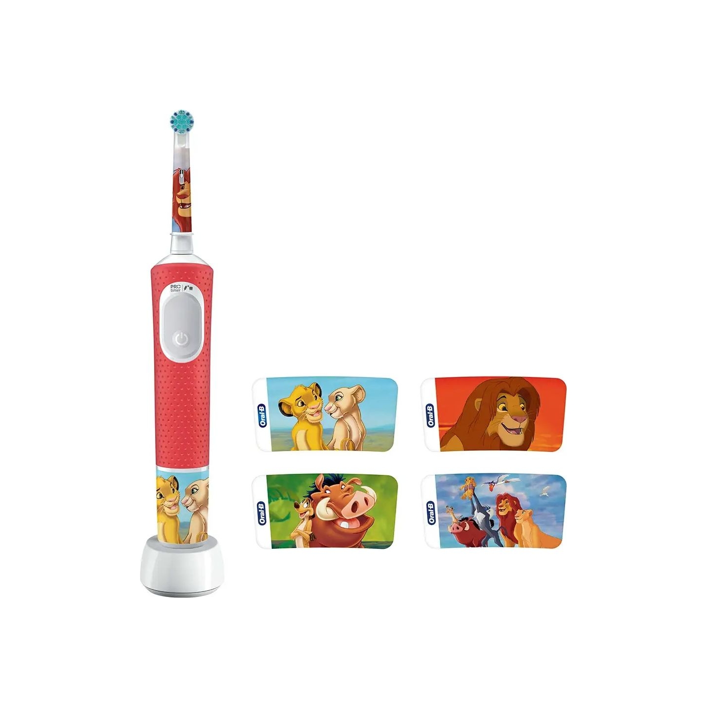 Oral-B Electric Toothbrush | Pro Kids 3+ Lion King | Rechargeable | For kids | Number of brush heads included 1 | Number of teet