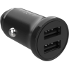 Fixed Dual USB Car Charger 15W, Black | Fixed