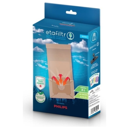 ETA Dust bags for AEG, Electrolux and Philips vacuum cleaners | ETAPHI5 | 4 pc(s) | Brown