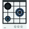 Simfer | Hob | H4.305.HGSBB | Gas on glass | Number of burners/cooking zones 3 | Rotary knobs | White