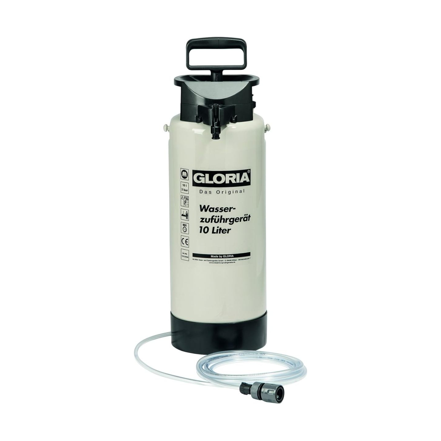 Gloria | Plastic Pressurized Water Tank, 10L