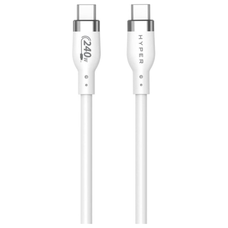 Hyper | 2M Silicone 240W USB-C Charging Cable | USB-C to USB-C