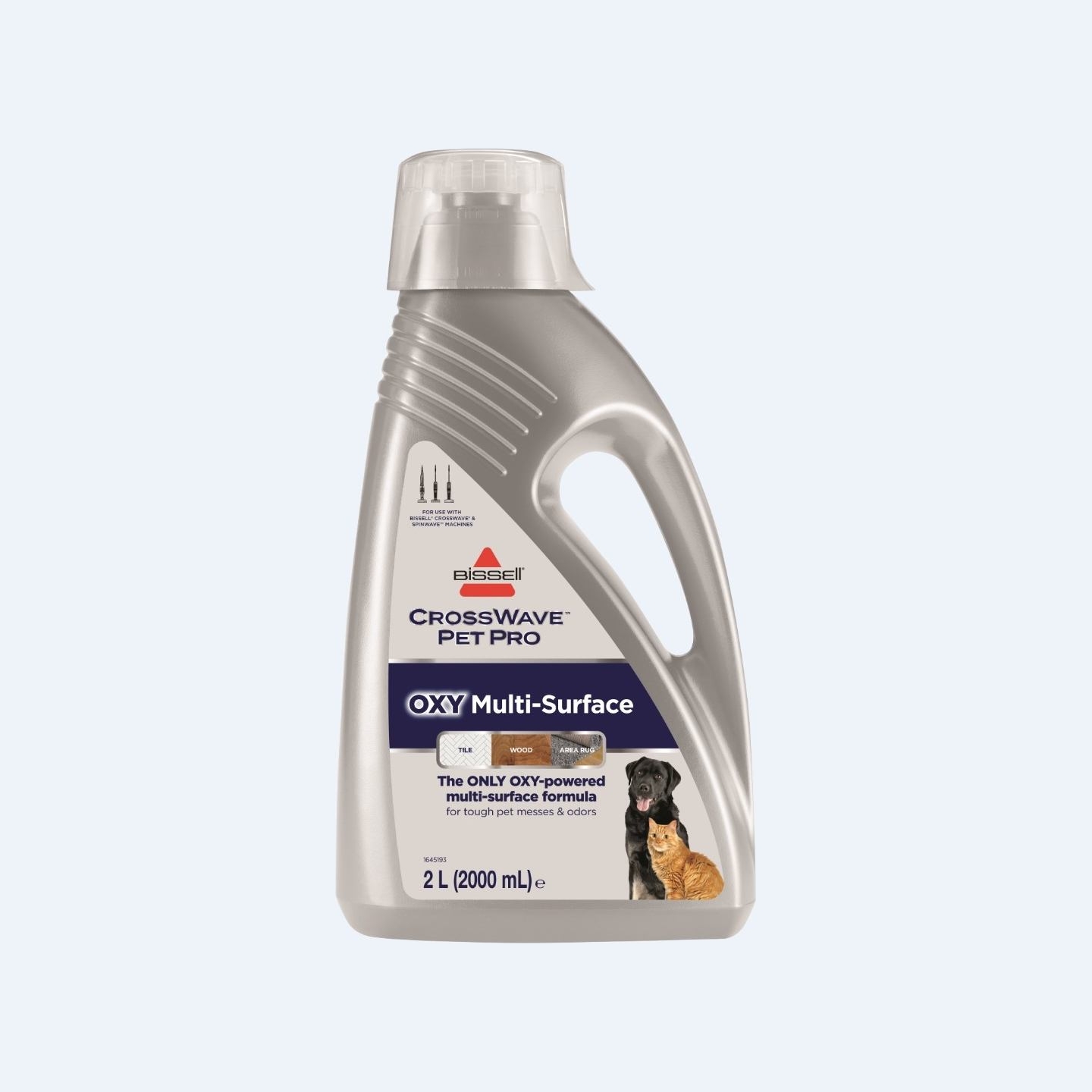 Bissell | CrossWave Pet Pro Oxy Multi-surface formula Cleaning Solution, 2 L