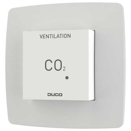 Duco CO2 Room Sensor with Control RF/Wired, White
