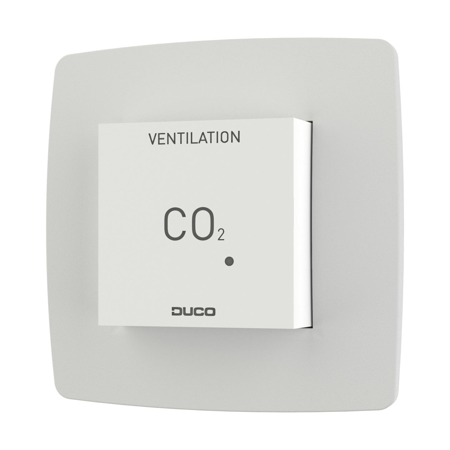 Duco CO2 Room Sensor with Control RF/Wired, White