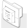 Duco Humidity Room Sensor with Control RF/Wired, White