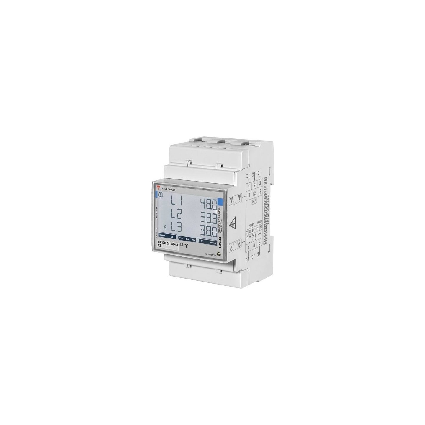 Carlo Gavazzi | Smart Power Meter, 3 phase, up to 65A | EM340 MID certificate
