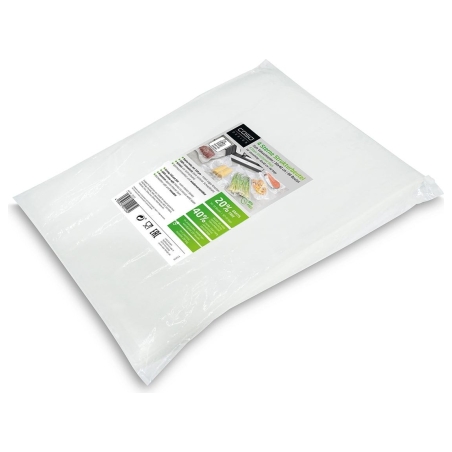 Caso | 4 Stars Structured Bags 30 x 40 cm, 60 pcs | Transparent