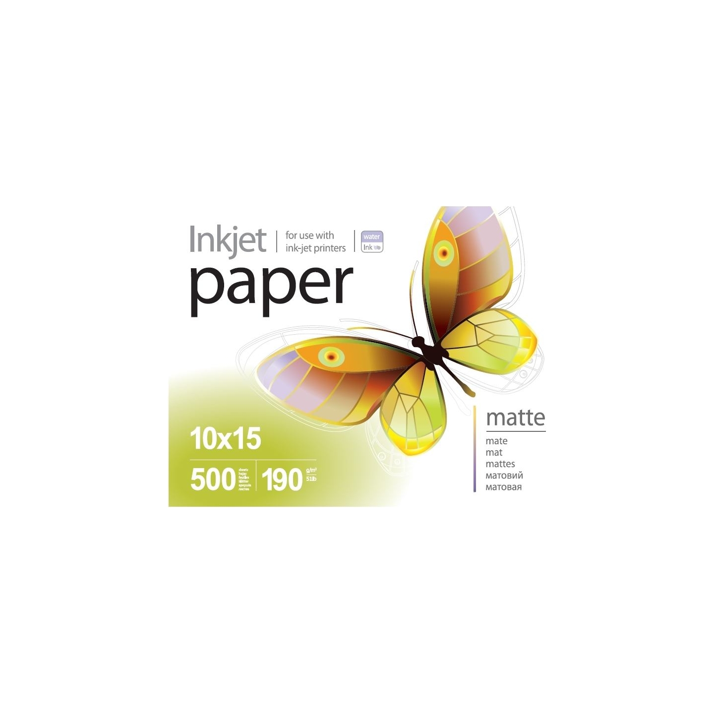 Colorway PrintPro Photo Paper, 500 sheets | Matte | 190 g/m² | 10x15