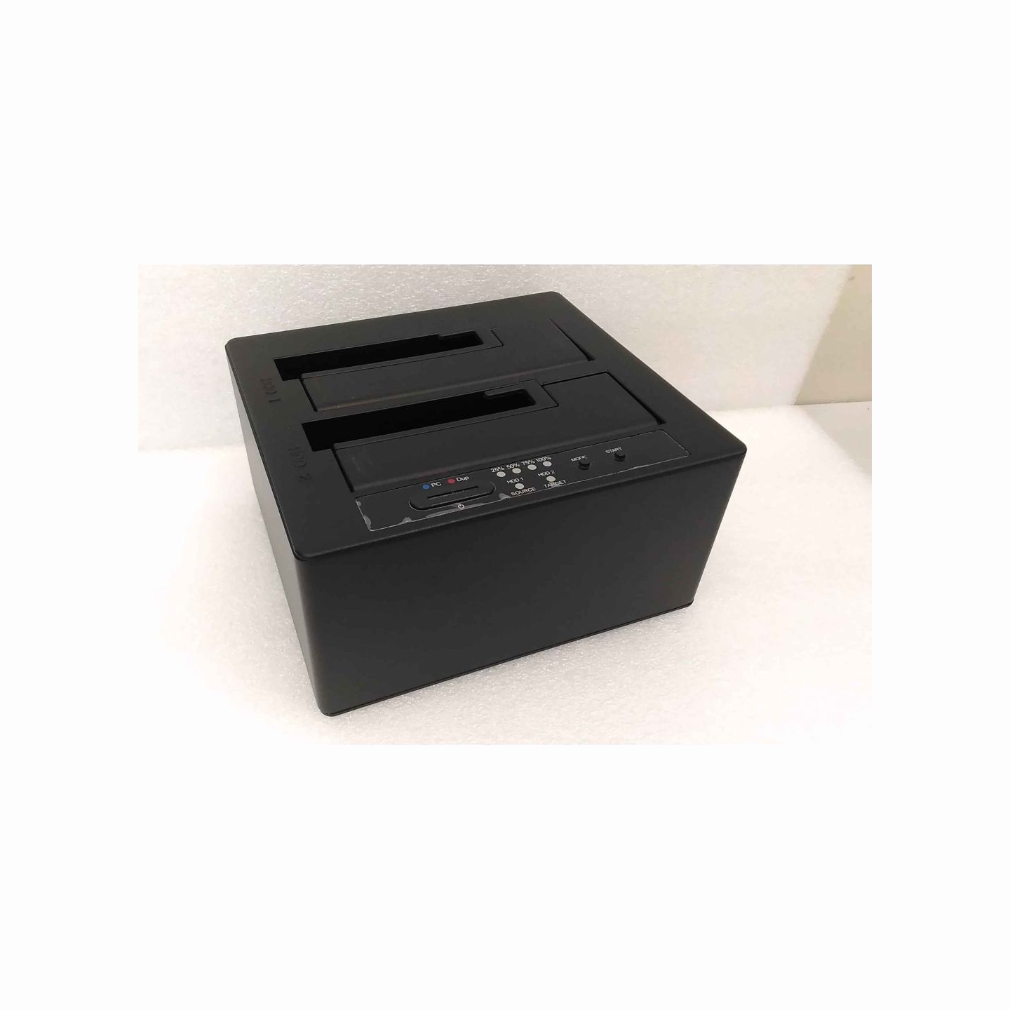 Raidsonic Icy Box | IB-121CL-C31 CloneStation for 2x HDD/SSD with USB 3.1 (Gen 2) Type-C | USED, REFURBISHED, WITHOUT ORIGINAL P
